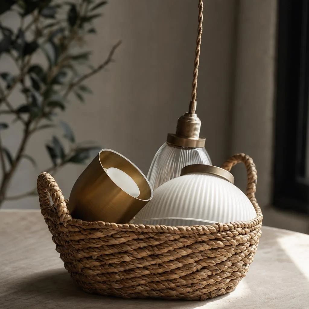 Ridge Brass Wall Sconce
